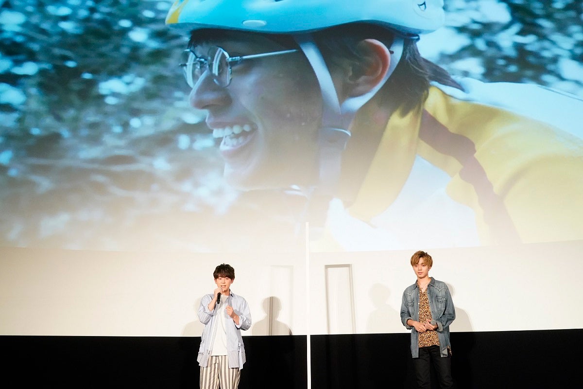 山下大輝、永瀬廉（C）2020映画「弱虫ペダル」製作委員会　（C）渡辺航（秋田書店）2008