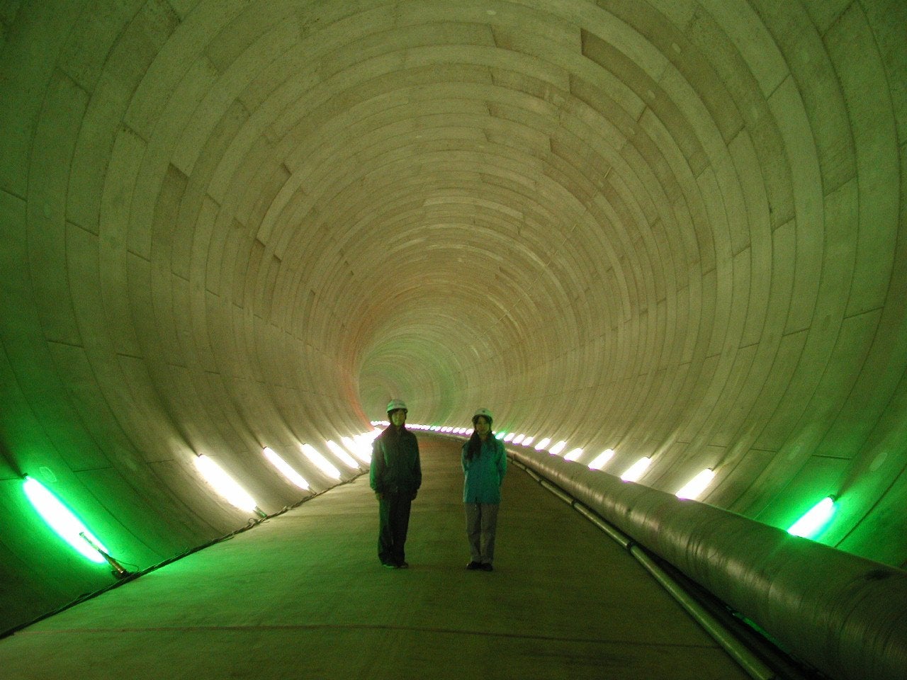 首都圏外郭放水路※トンネルは立入及び見学不可／画像提供：国土交通省江戸川河川事務所