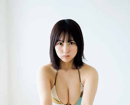 HKT48田中美久、美谷間に釘付け 6期生への思いも語る「結構パトロールしてます」