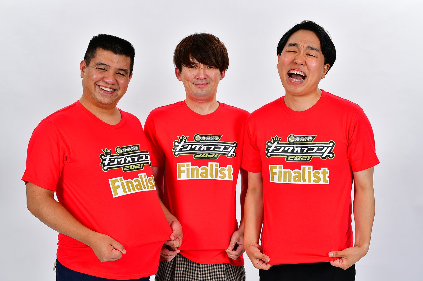 ジェラードン（左・アタック西本、中央・海野裕二、右・かみちぃ）（C）TBS