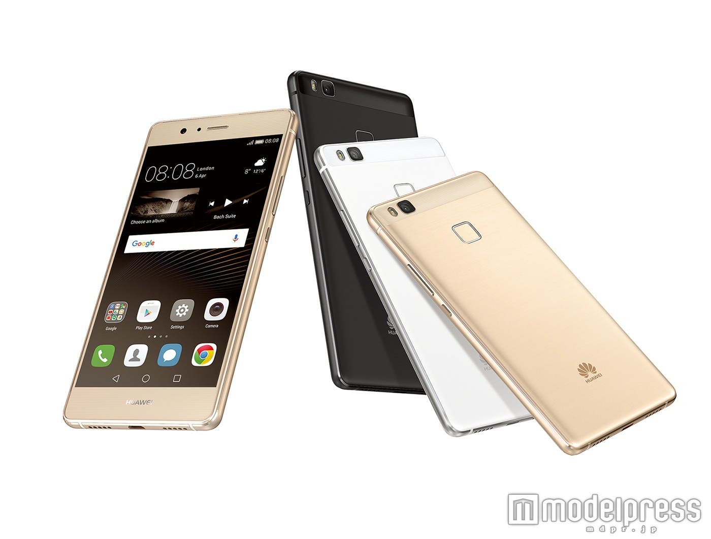 「HUAWEI P9 lite(ゴールド・ブラック・ホワイトの3色展開)」29,980円(税抜)/2016年6月17日発売