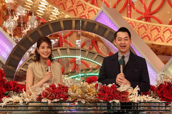 永島優美アナ、設楽統(C)フジテレビ