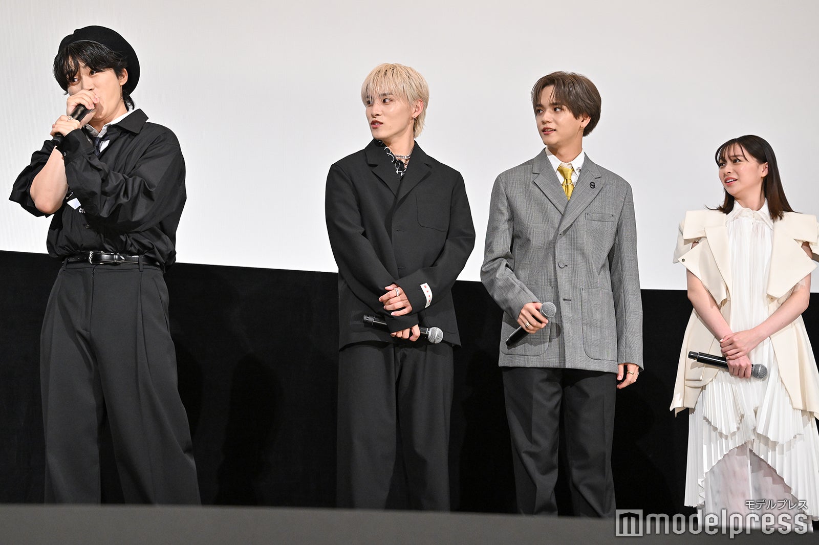 木全翔也、川西拓実、中島颯太、田鍋梨々花（C）モデルプレス