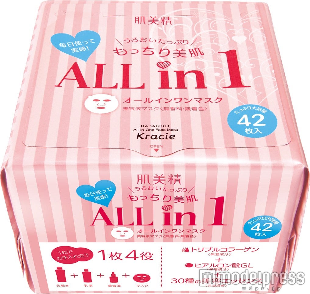 化粧水・乳液・美容液・マスクの4役をこなして、もっちりうるおいのある肌へ