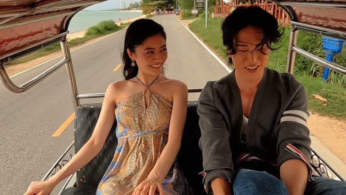 平松里菜、倉岡利樹「バチェロレッテ・ジャパン」シーズン4エピソード5(C)2026 Warner Bros. International Television Production Limited. All Rights Reserved.