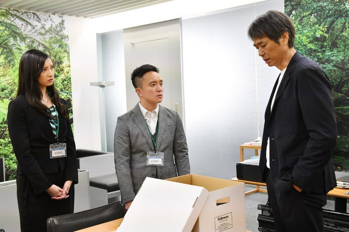 菜々緒、濱田岳、時任三郎 (C)TBS