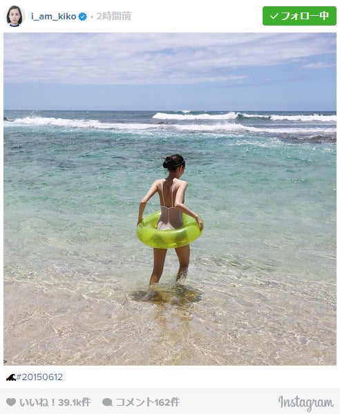 水原希子、透け水着で美ボディ開放 “見えそうで見えない”SEXYショットに絶賛の声