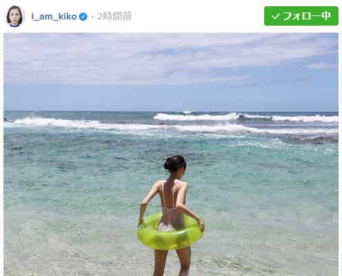 水原希子、透け水着で美ボディ開放 “見えそうで見えない”SEXYショットに絶賛の声
