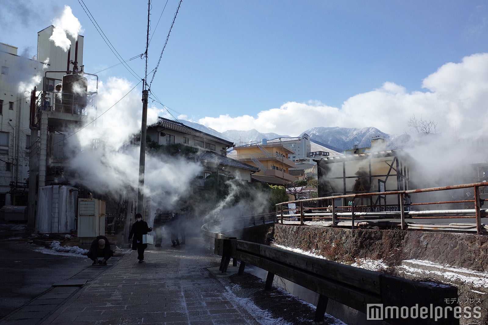 別府温泉の温泉街（C）モデルプレス