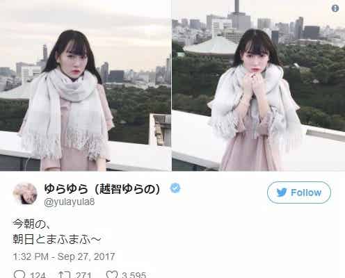 ゆらゆら、真っ白美肌が乙女すぎ「天使かな?」「透明感すごい」