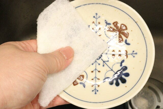 ダイソー シートたわし ダイソーのシートたわしは泡立ちが良い