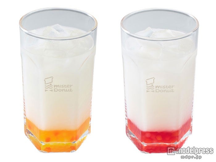 （左から）“ぷるぷる”カルピスマンゴー、“ぷるぷる”カルピスストロベリー