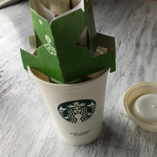 スタバ「リユーザブルカップ」ドリップコーヒー