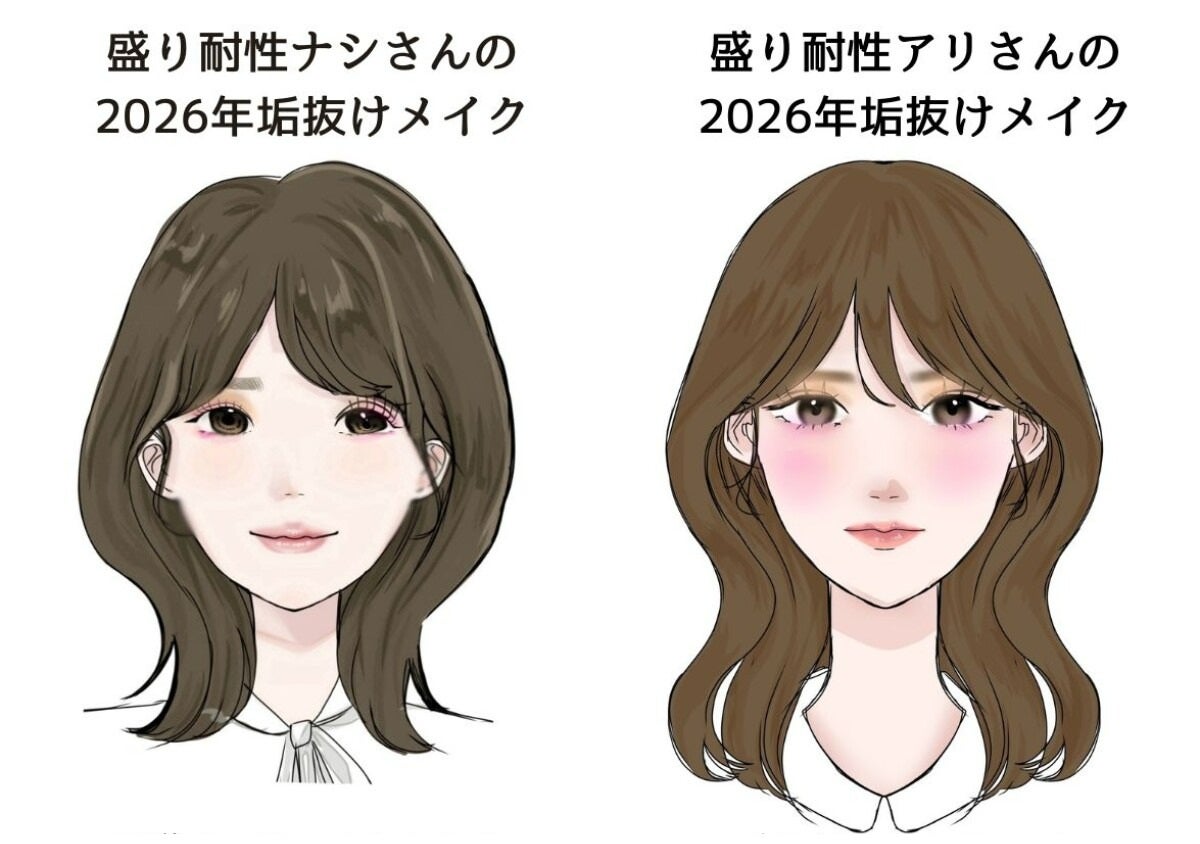 盛り耐性ナシ＆盛り耐性アリのタイプ別！2026年の垢抜けメイク