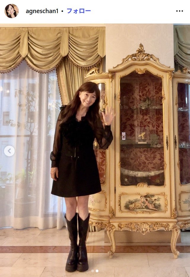 アグネス・チャンInstagramより