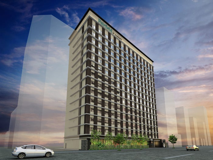  「フェアフィールド・バイ・マリオット」外観／画像提供：信和不動産