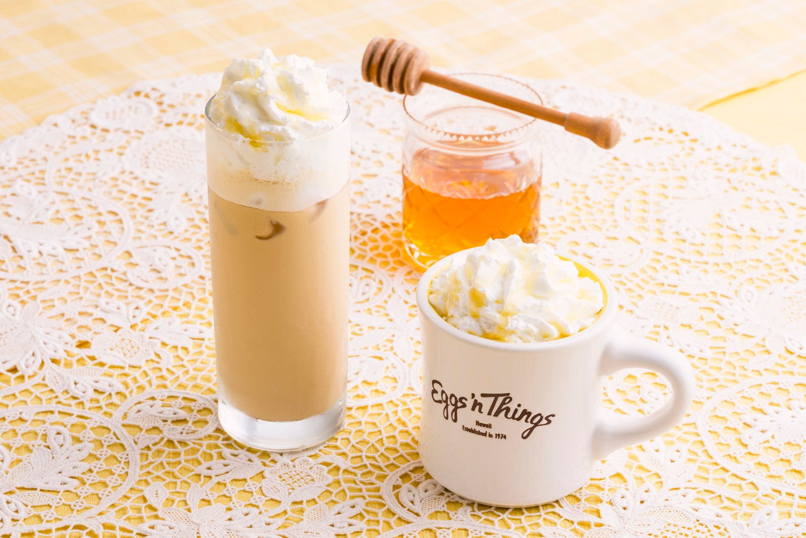 ハニーミルクラテ　[Hot or Iced]（税込858円）（提供写真）