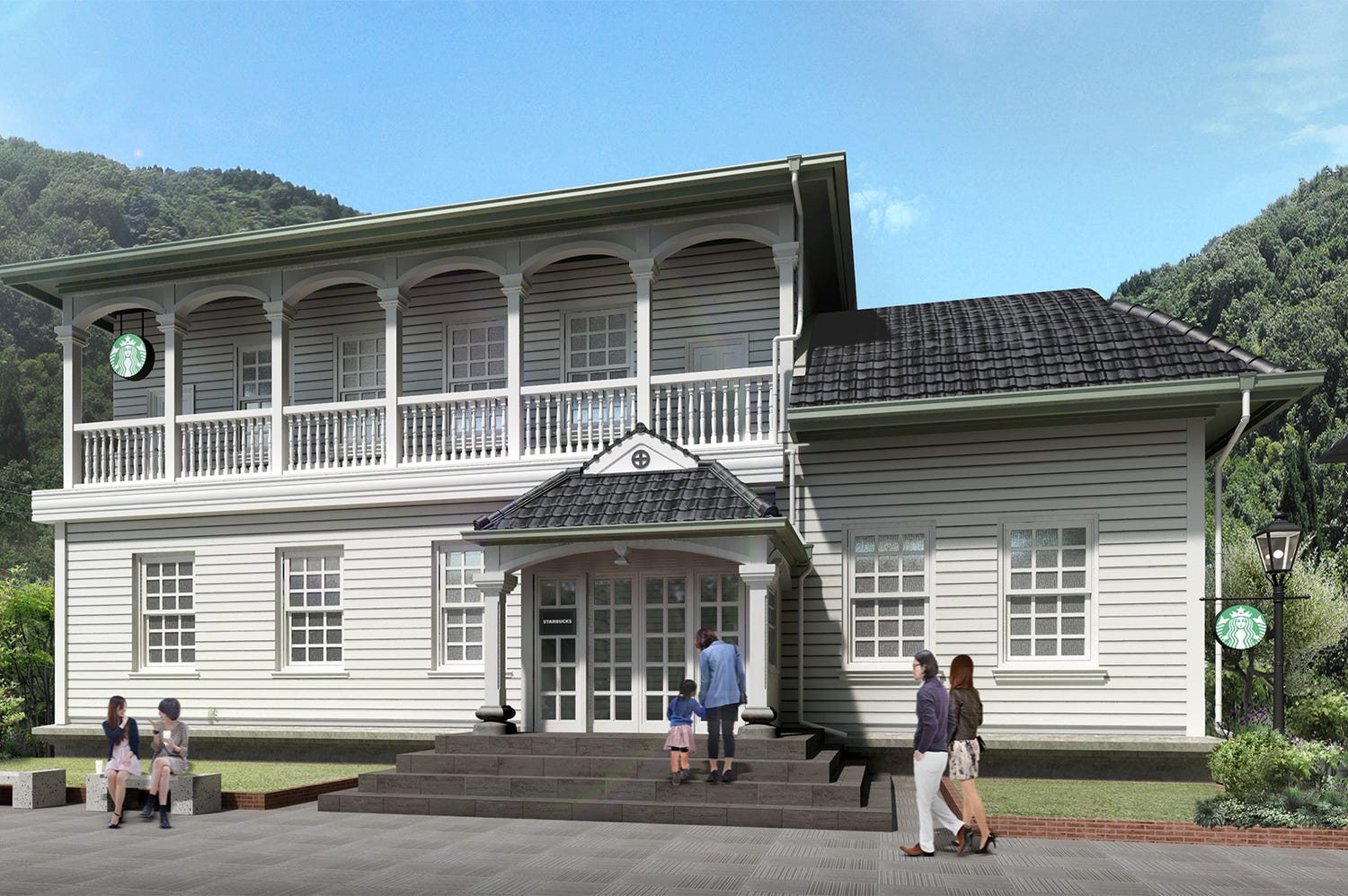 スタバ、鹿児島に桜島の絶景を堪能できる新店舗をオープン