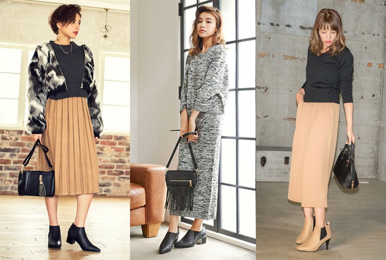 即こなれる！「サイドゴアブーツ」で旬な足元に