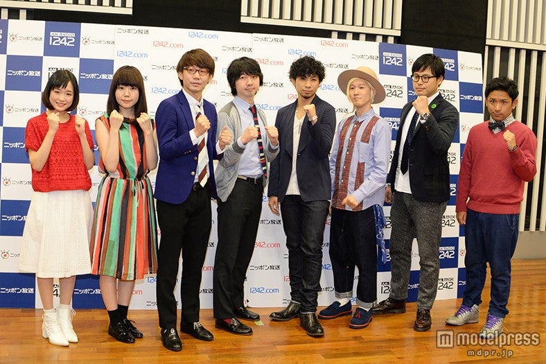 （左より）大原櫻子、池田智子、三四郎、吉田山田、アルコ＆ピース