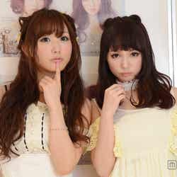 菅野結以(左)、黒瀧まりあ(右)