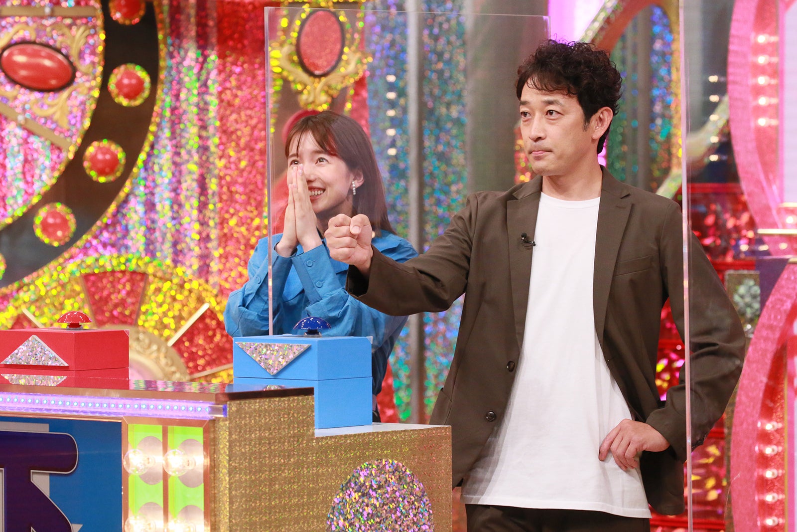 弘中綾香アナウンサー、迫田孝也 （C）テレビ朝日