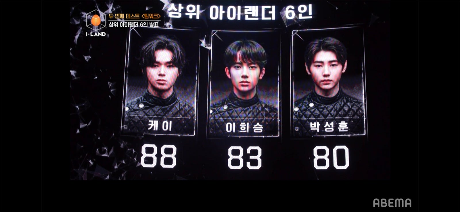 ケイ、ヒスン、ソンフン（C） AbemaTV, Inc.