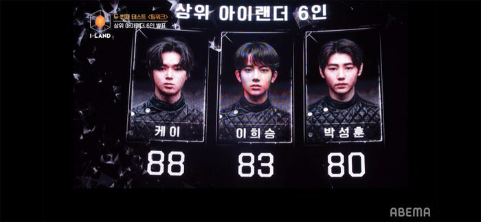 ケイ、ヒスン、ソンフン(C) AbemaTV, Inc.