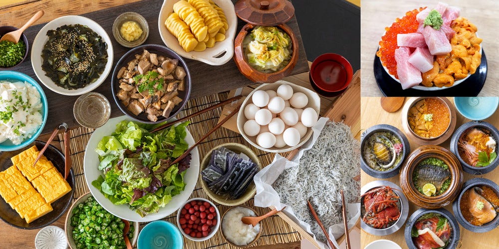 「熱海銀座おさかな食堂はなれ」朝8時開始ビュッフェ&昼は海鮮丼や海鮮釜めしの2部制食堂