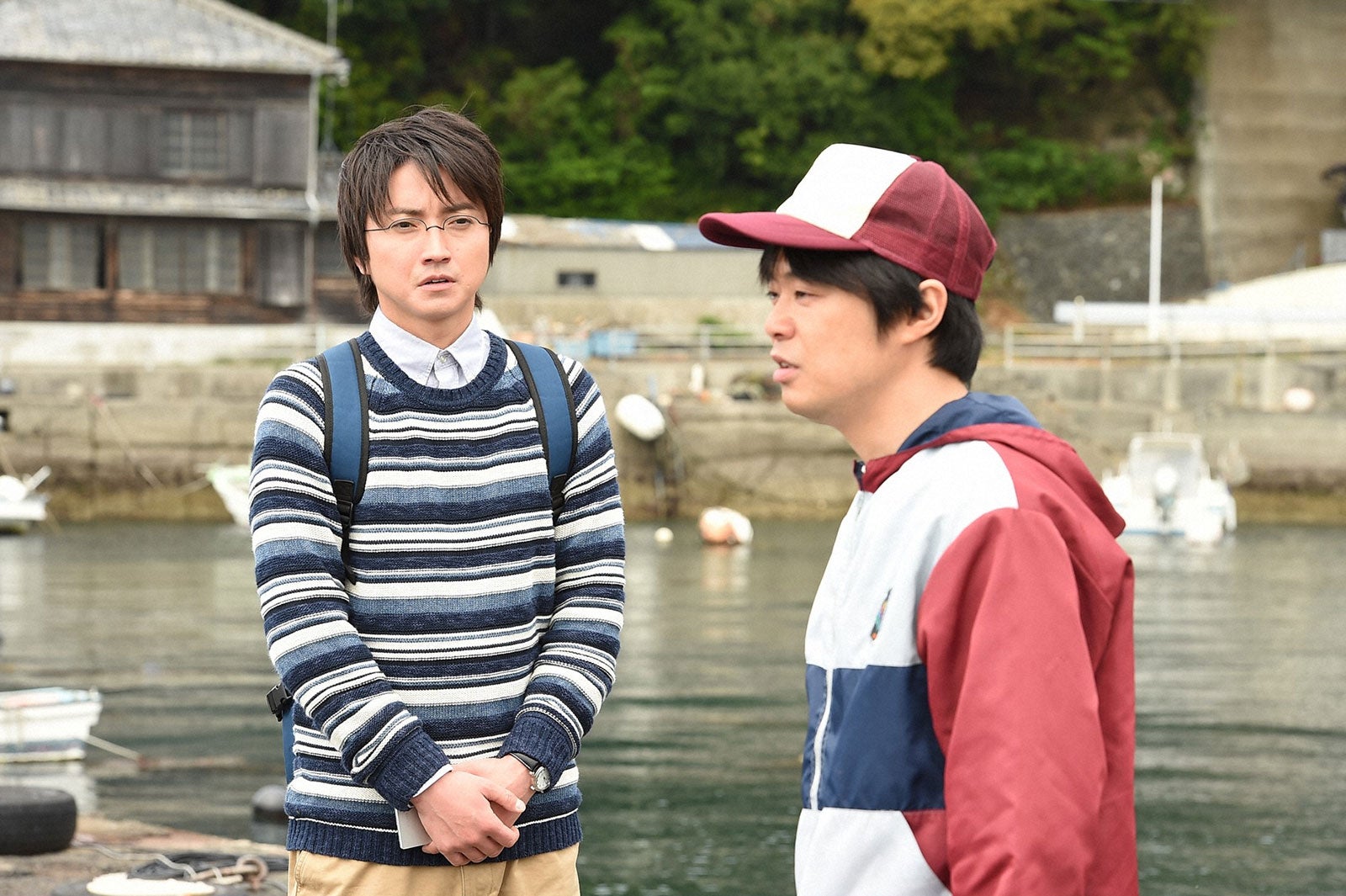 藤原竜也、尾上寛之／『リバース』第7話より（画像提供：TBS）