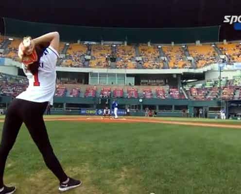 新体操選手、レギンス美脚を1回転させる驚愕パフォーマンスに国民騒然