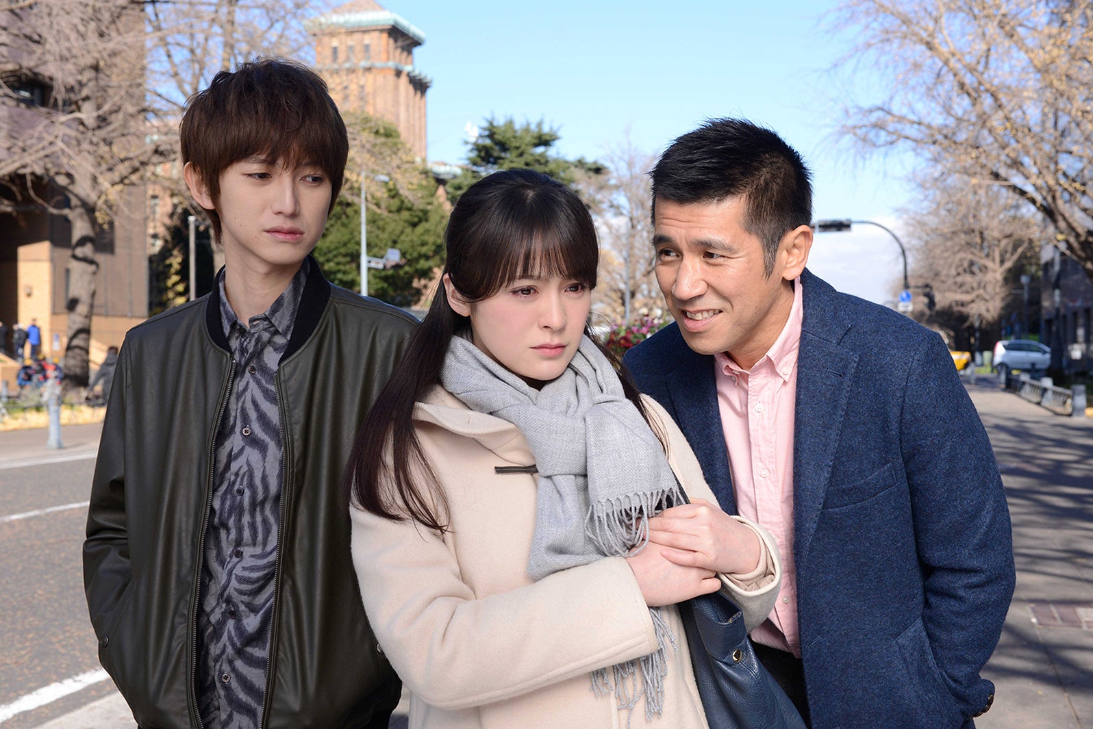 本郷奏多、貫地谷しほり、ゴリ（画像提供：読売テレビ）