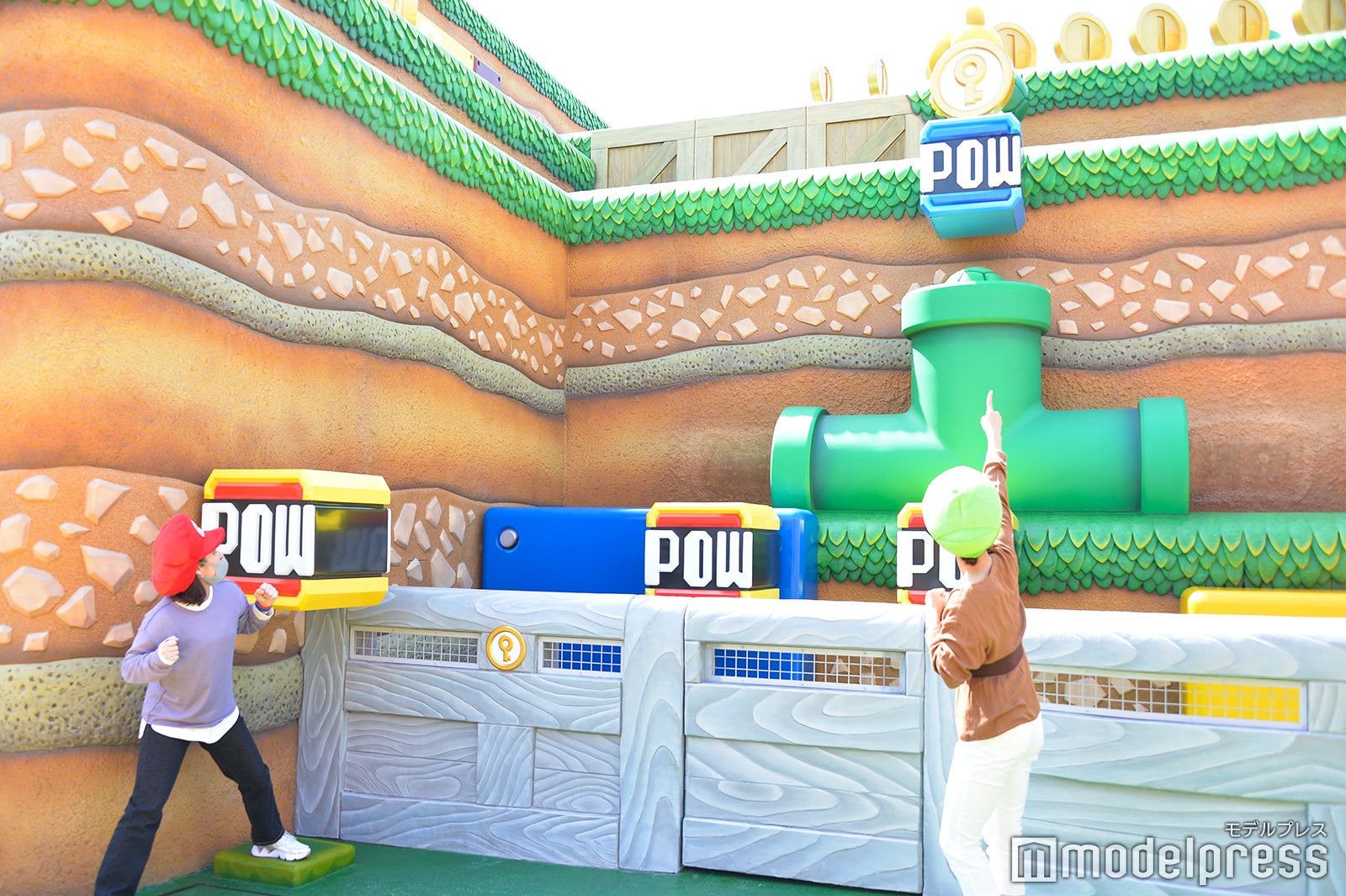 ねらえ！ノコノコ・POWブロックパンチ／スーパー・ニンテンドー・ワールド（C）モデルプレス
