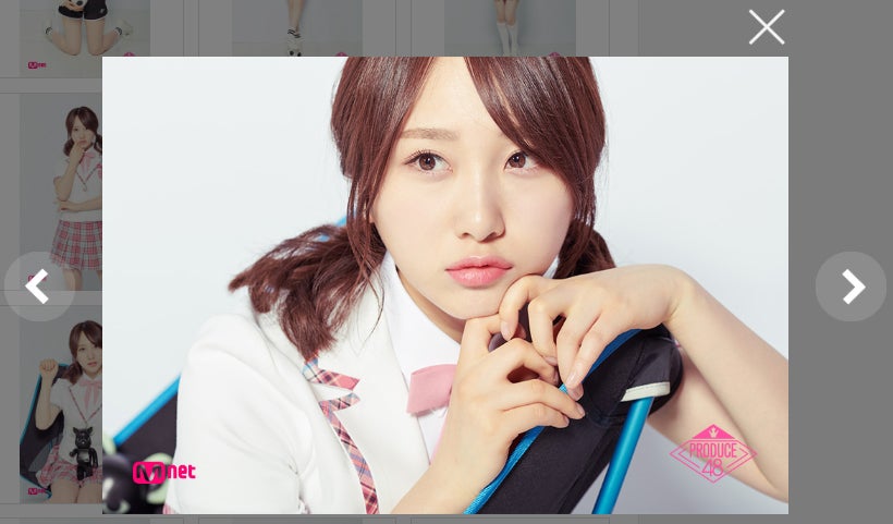 高橋朱里／PRODUCE48公式サイトより