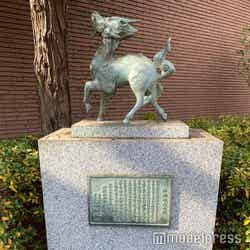 工場ならではの「麒麟」(きりん)の銅像も(C)モデルプレス