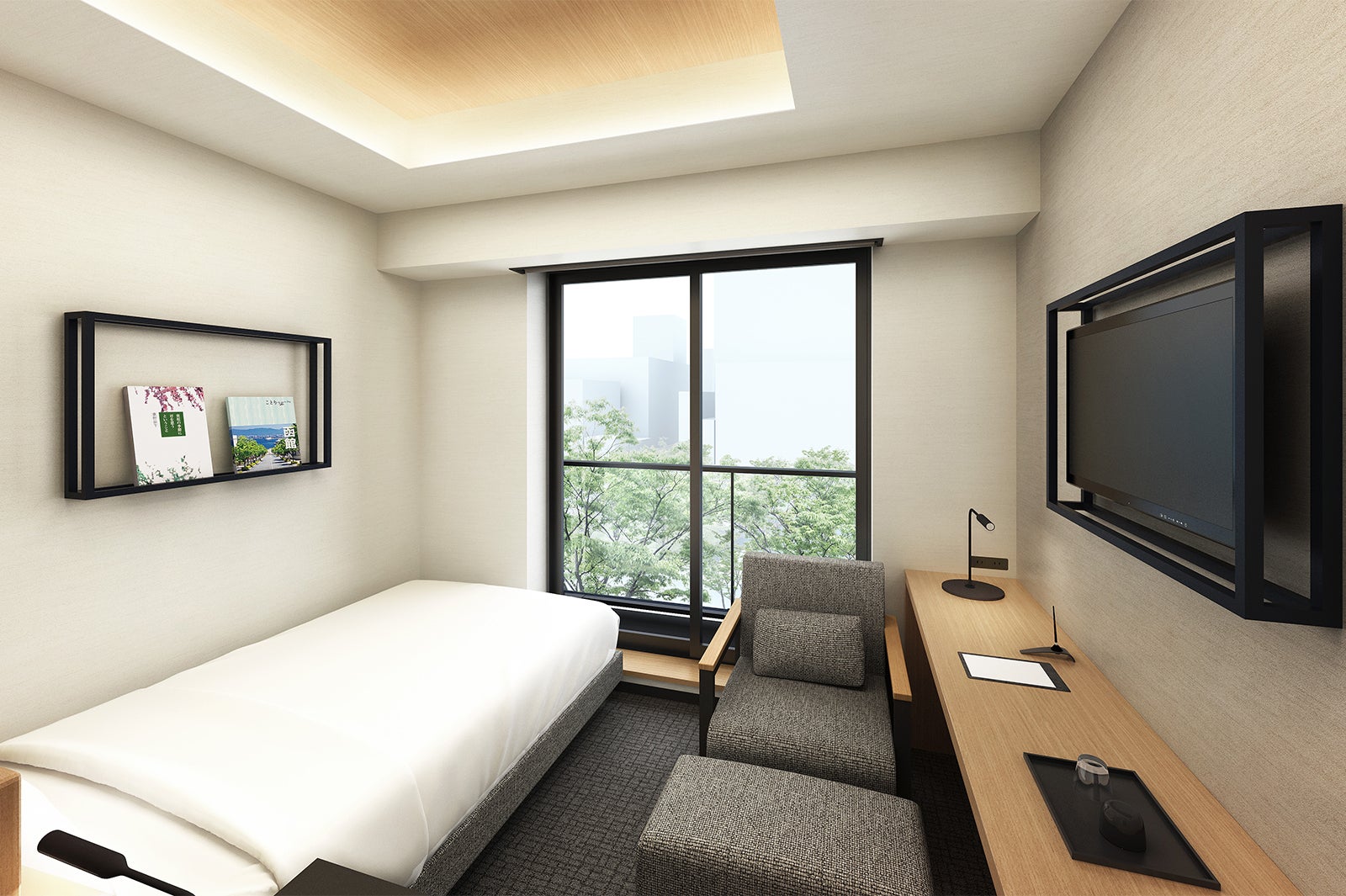 モデレートシングル（イメージ）／画像提供：ソラーレ ホテルズ アンド リゾーツ