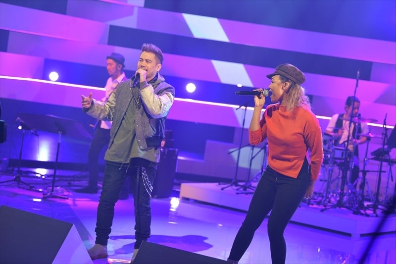 JAY’ED＆Crystal K／音楽番組「LOVE or NOT♪」より（提供画像）