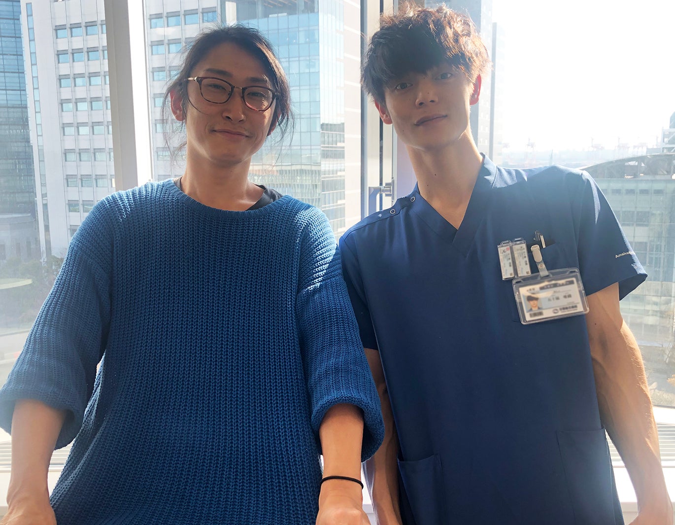 齋藤陽道氏、窪田正孝（写真提供：SDP）