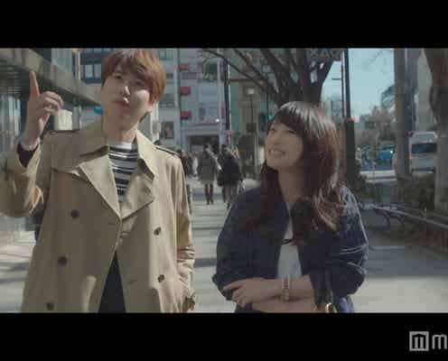 SUPER JUNIORキュヒョン×川栄李奈、恋人役で初共演 腕組みデート&サプライズも<コメント到着>