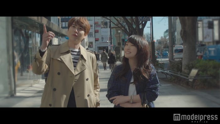 キュヒョン、川栄李奈/『Celebration~君に架ける橋~』MVより