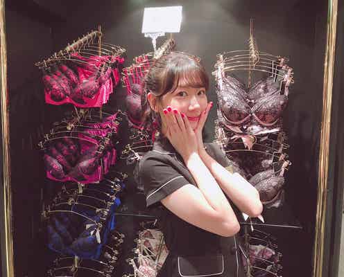 柏木由紀の登場に店内ざわつく ランジェリーのこだわり&美ボディの秘訣明かす