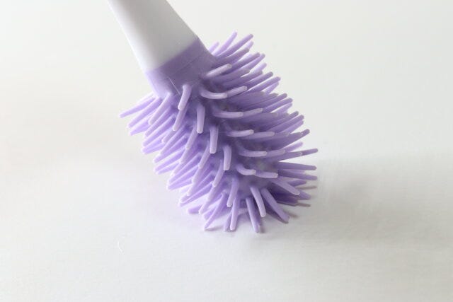 底洗いブラシ(コップ用) 先端 底洗いブラシ(コップ用) 先端