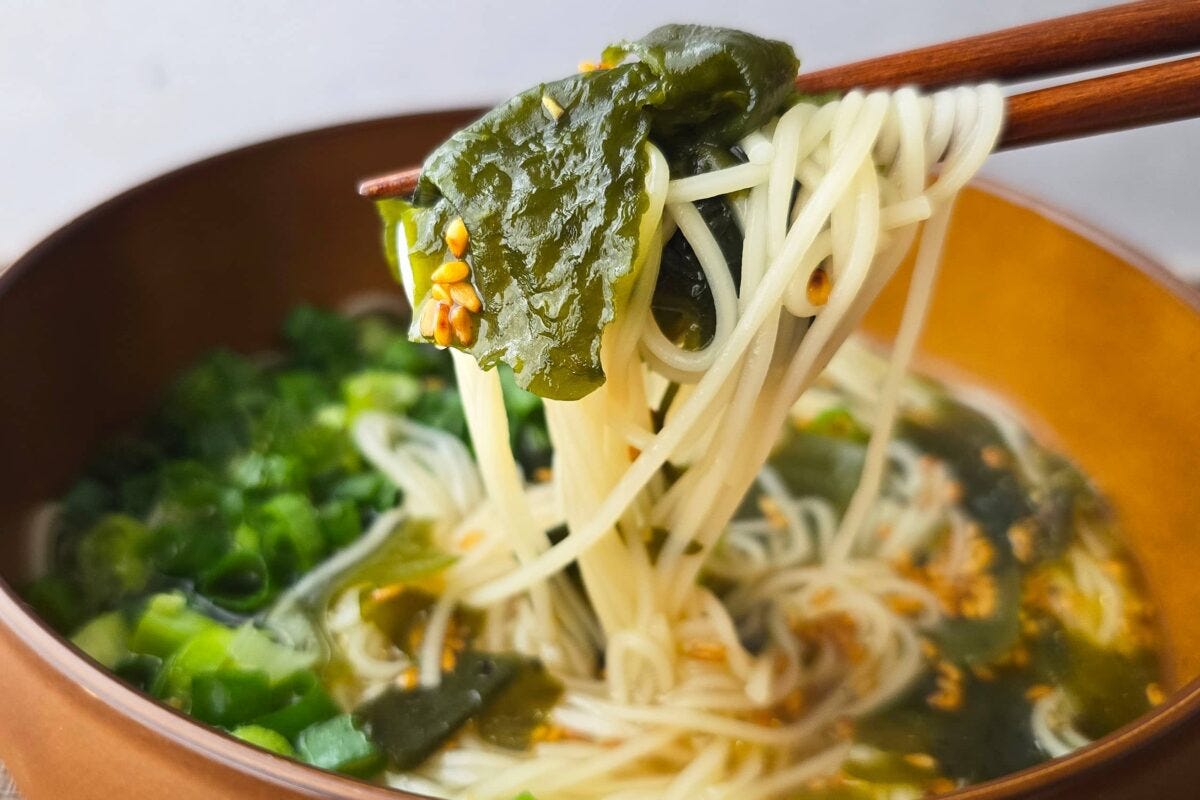 わかめにゅうめん・実食