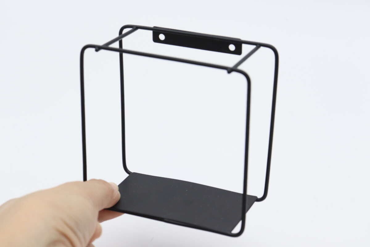 アイアン壁掛けインテリア収納（正方形）　デザイン