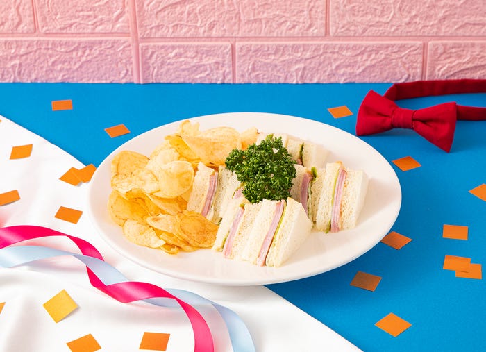 喫茶ポアロのハムサンド「名探偵コナン 連載30周年記念カフェ」(C)青山剛昌/小学館