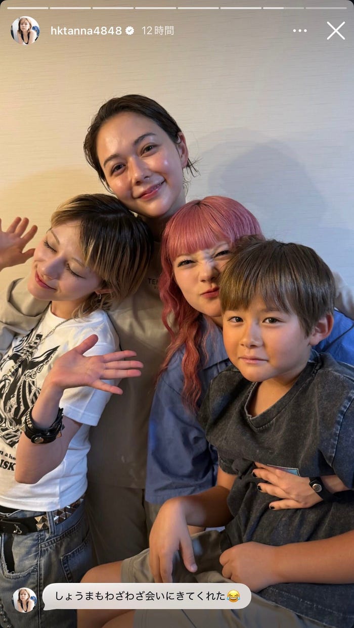村重杏奈Instagramストーリーズより