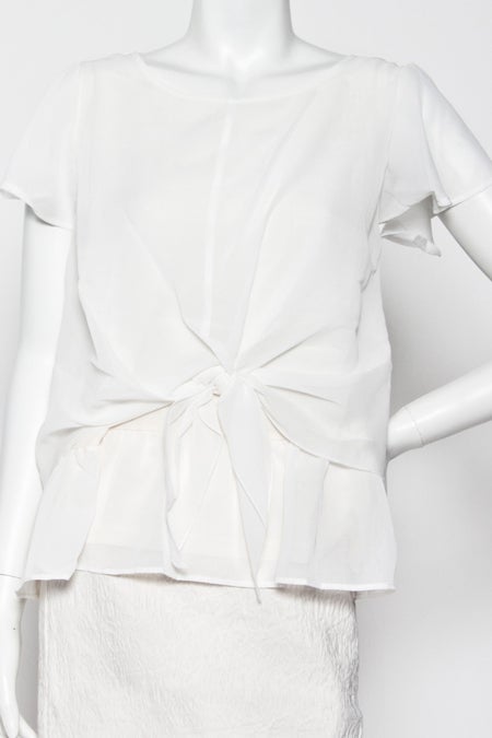 前縛りシフォントップス「DEPARTMENT」2980円（税込）