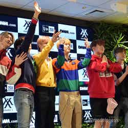 MONSTA X（左から：ヒョンウォン、キヒョン、ミニョク、ジュホン、ウォノ、I.M、ショヌ） （C）モデルプレス