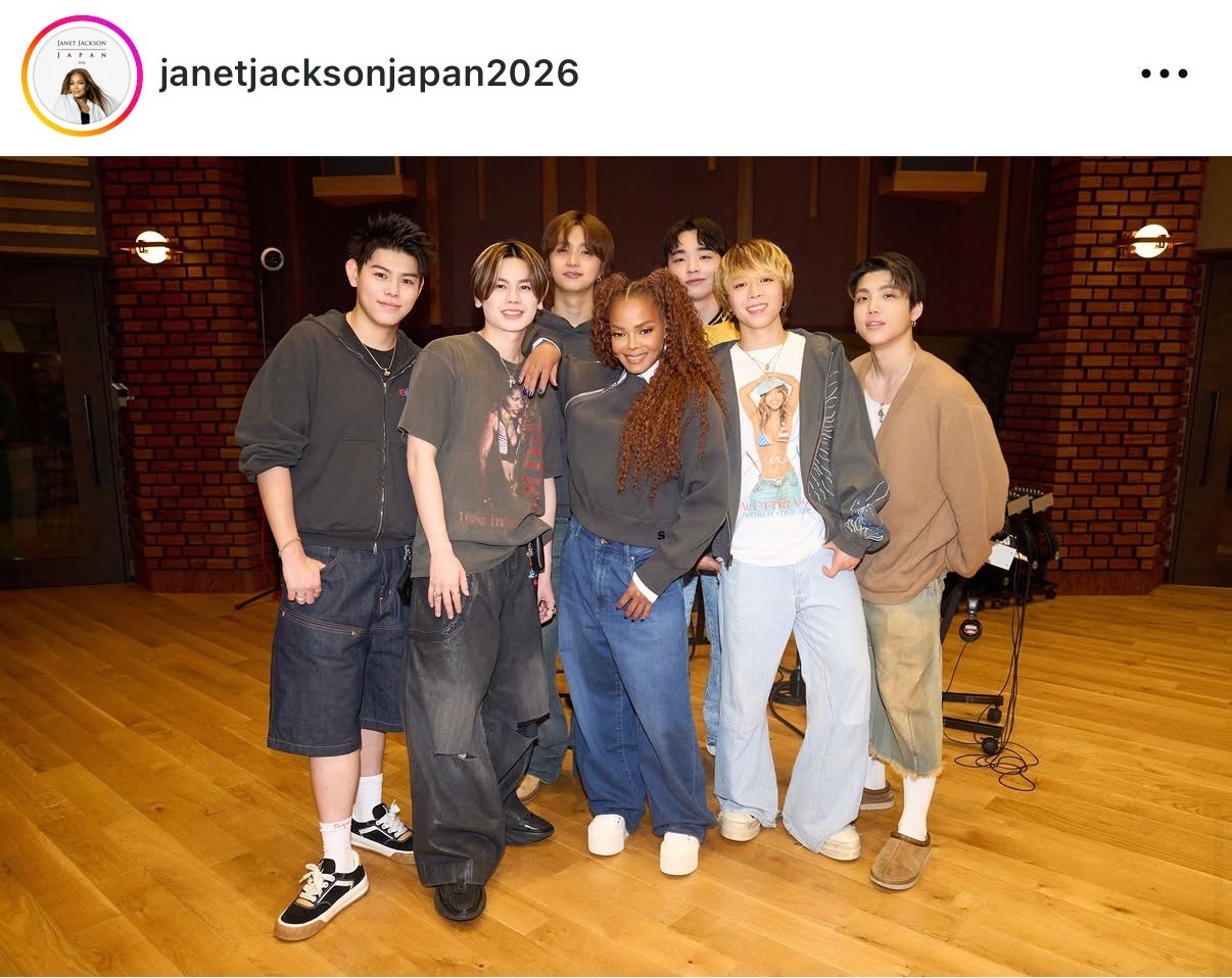 「JANET JACKSON JAPAN 2026」公式Instagramより