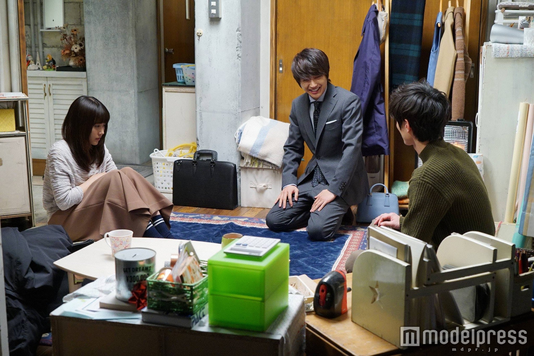 「いつかこの恋を思い出してきっと泣いてしまう」第8話・場面カット／有村架純＆西島隆弘＆高良健吾（画像提供：フジテレビ）